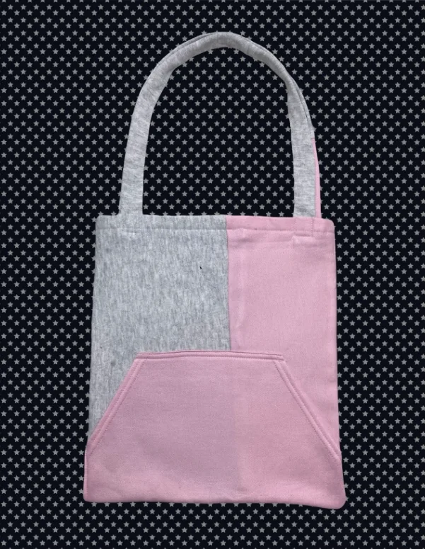 Two Toned Hoodie Tote
