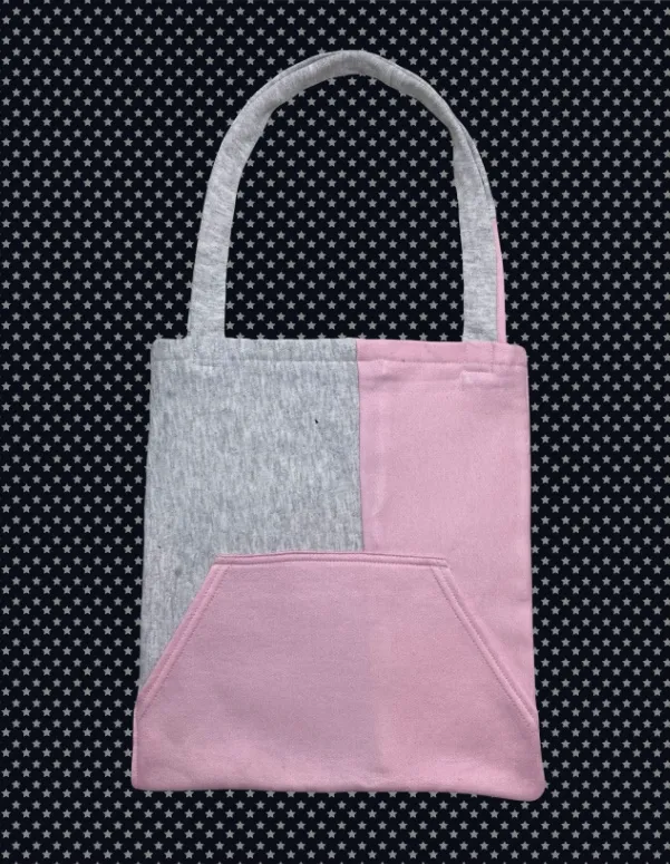 Two Toned Hoodie Tote