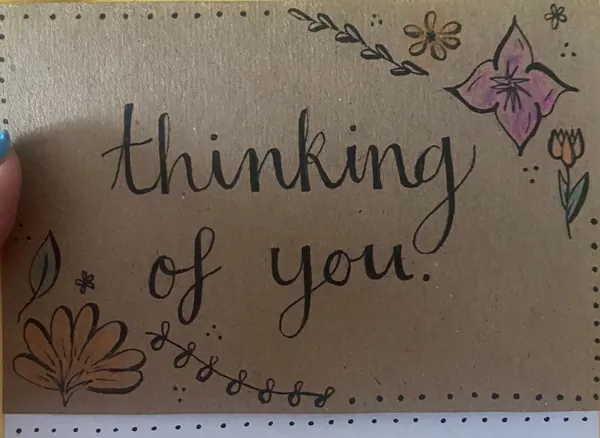 Floral Thoughts Card, Summer 2023