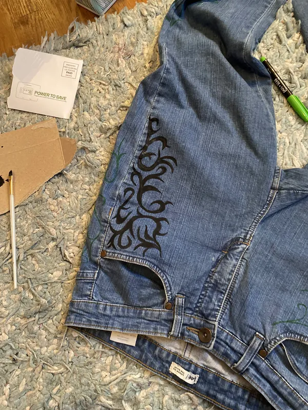 First Painting on Clothing, Summer 2022